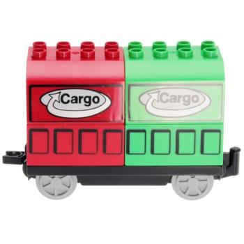 LEGO Duplo - Train Wagons de fret Cargaison de conteneurs 31300c01/47423pb08/51548pb02