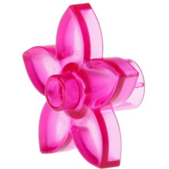 LEGO Duplo - Plant Flower 6510 Trans-Dark Pink