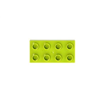 LEGO Duplo - Plate 2 x 4 40666 Lime
