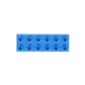 LEGO Duplo - Plate 2 x 6 98233 Blue