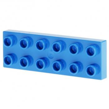 LEGO Duplo - Plate 2 x 6 98233 Blue