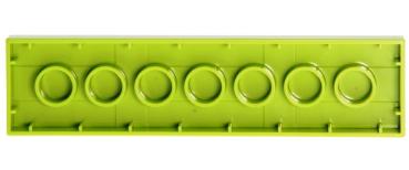 LEGO Duplo - Plate 2 x 8 44524 Lime