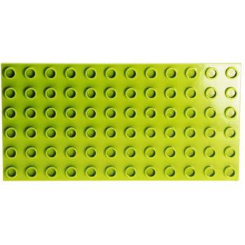 LEGO Duplo - Plate 6 x 12 4196 Lime