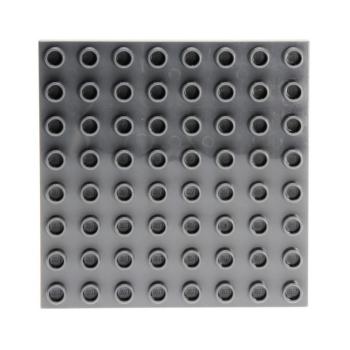 LEGO Duplo - Plate 8 x 8 51262 Dark Bluish Gray
