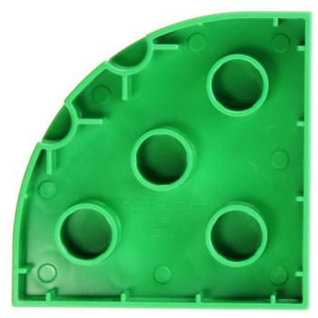 LEGO Duplo - Plate Round Corner 4 x 4 98218 Bright Green
