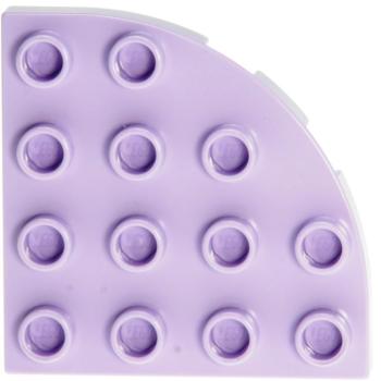 LEGO Duplo - Plate Round Corner 4 x 4 98218 Lavender