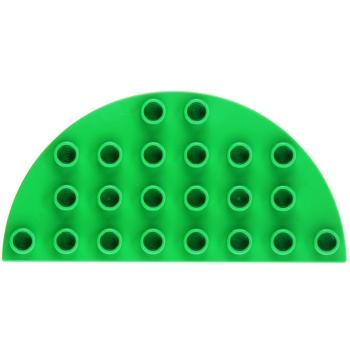 LEGO Duplo - Plate Round Corner 4 x 8 Double 29304 Bright Green