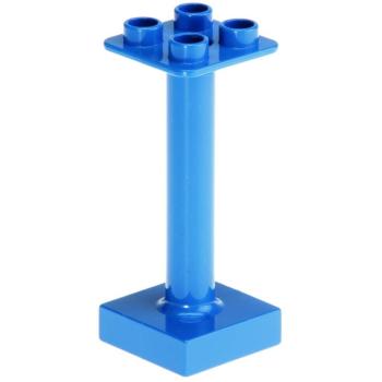 LEGO Duplo - Support Column 2 x 2 x 4 Round 93353 Blue