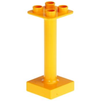 LEGO Duplo - Support Column 2 x 2 x 4 Round 93353 Bright Light Orange