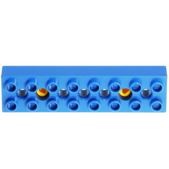 LEGO Duplo - Toolo Brick 2 x 8 with 2 Screws 31036c01 Blue