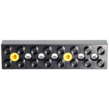 LEGO Duplo - Toolo Brick 2 x 8 with 2 Screws 31036c01 Black