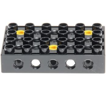 LEGO Duplo - Toolo Brick 4 x 6 with 3 Screws 31345c01 Black