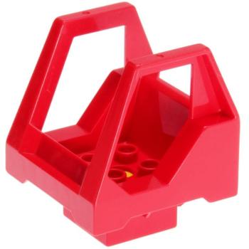 LEGO Duplo - Toolo Cabin Bottom 6293 Red