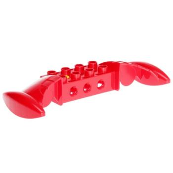 LEGO Duplo - Toolo Wings with Beam Center 45117c01 Red