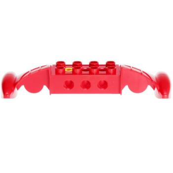 LEGO Duplo - Toolo Wings with Beam Center 45117c01 Red