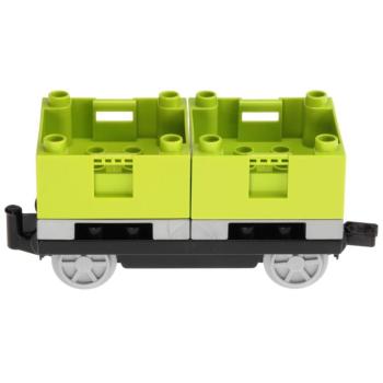 LEGO Duplo - Train Wagons de fret Wagons de transport de conteneurs 31300c01/47415/47423 Lime