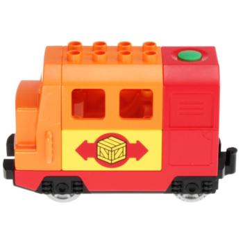 LEGO Duplo - Train Locomotive red/orange