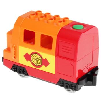 LEGO Duplo - Train Lokomotive rot/orange