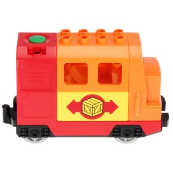 LEGO Duplo - Train Locomotive rouge/orange