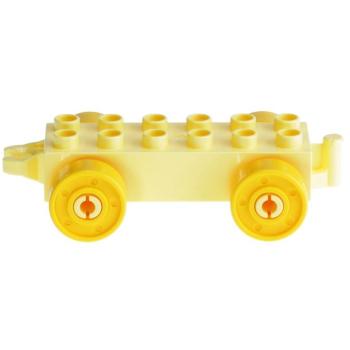 LEGO Duplo - Vehicle Car Base 2 x 6 11248c01 Bright Light Yellow
