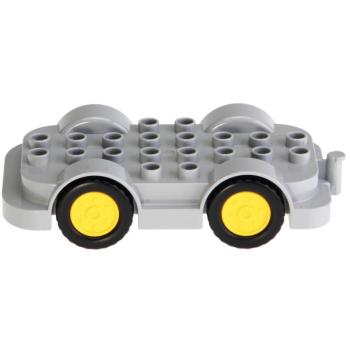 LEGO Duplo - Vehicle Car Base 4 x 8 15314c01 Light Bluish Gray