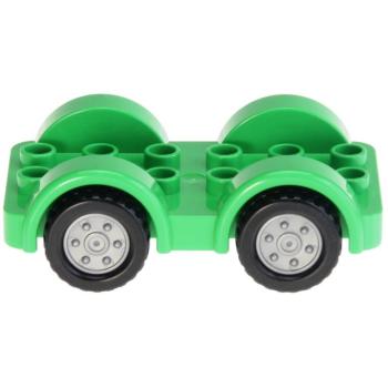 LEGO Duplo - Vehicle Car Base 2 x 6 11841c01 Bright Green