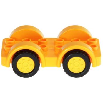 LEGO Duplo - Vehicle Car Base 2 x 6 11841c02 Bright Light Orange