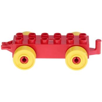 LEGO Duplo - Vehicle Car Base 2 x 6 2312c01 Red