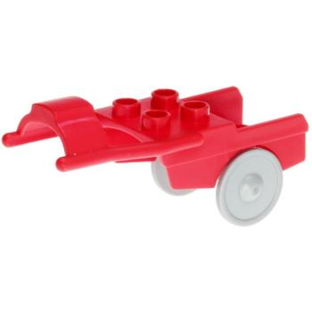 LEGO Duplo - Vehicle Horse Drawn Cart 6373c01 Red
