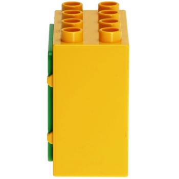 LEGO Duplo - Building Window 61649/90265 Yellow Bright Green
