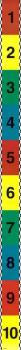 LEGO Duplo - Paper Race Measuring Strip 4143306 for Sets 3085, 3614