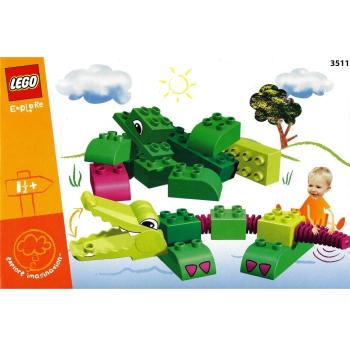 LEGO Duplo 3511 - Funny Crocodile