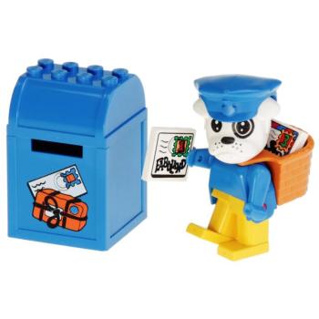 LEGO Fabuland 3786 - Facteur Boris Bouledogue