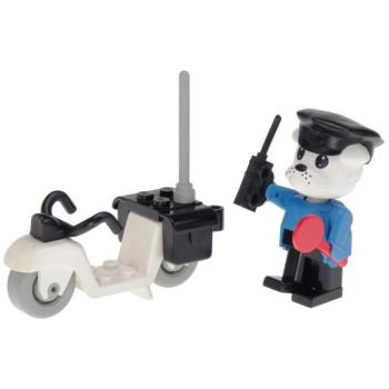 LEGO Fabuland 3789 - Inspektor Dogge mit Motorrad