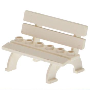 LEGO Fabuland Parts - Bench Seat 2041 White