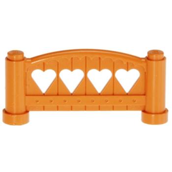 LEGO Fabuland Parts - Fence 1 x 6 x 2 2040 Fabuland Orange