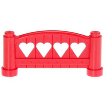 LEGO Fabuland Parts - Fence 1 x 6 x 2 2040 Red