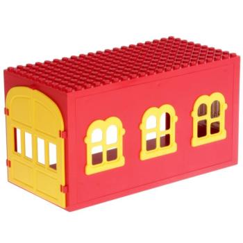 LEGO Fabuland Parts - Garage Block x655c02 Red