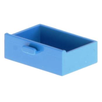LEGO Parts - Container, Cupboard 2 x 3 Drawer 4536 Blue