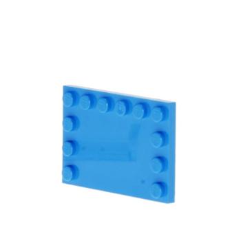 LEGO Parts - Tile, Modified 4 x 6 6180 Blue