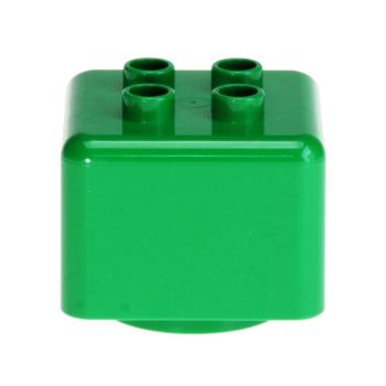 LEGO Primo - Brick 1 x 1 Four Duplo Studs on Top 31007 Green