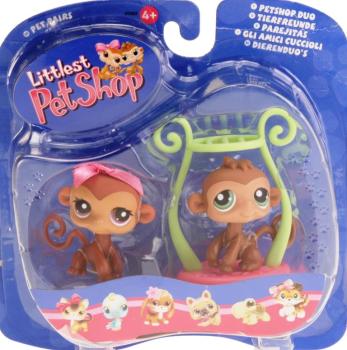 Littlest Pet Shop - Pet Pairs - 0056 Monkey, 0057 Monkey