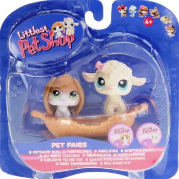 Littlest Pet Shop - Pet Pairs - 0185 Rabbit, 0186 Lamb