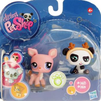 Littlest Pet Shop - Pet Pairs - 1413 Deer, 1414 Panda