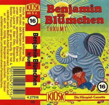 MC - Benjamin Blümchen 16 - träumt - Auflage 80er-Jahre