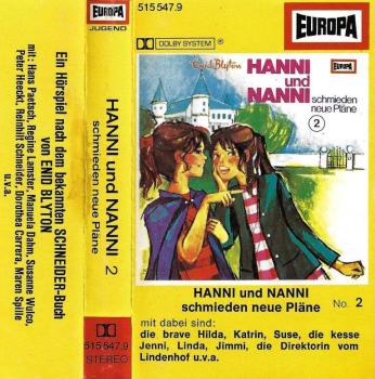 MC - Hanni und Nanni 02 - schmieden neue Pläne - Enid Blyton - Auflage 70er-Jahre