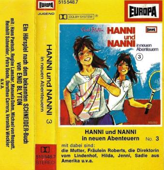 MC - Hanni und Nanni 03 - in neuen Abenteuern - Enid Blyton