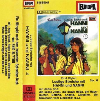 MC - Hanni und Nanni 04 - Lustige Streiche mit HANNI und NANNI - Enid Blyton - Auflage 70er-Jahre