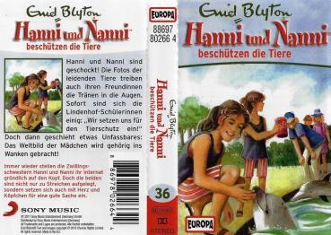 MC - Hanni und Nanni 36 - beschützen die Tiere - Enid Blyton