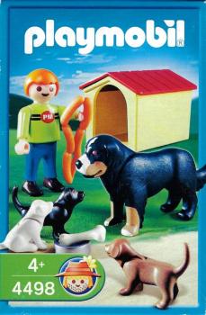 Playmobil - 4498 Berner Sennenhund mit Welpen